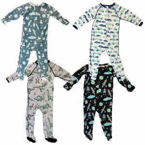 Sweet Bamboo Footie Lot Size 0-3 And 3-6 Month